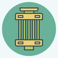Icon Filter. related to Car ,Automotive symbol. color mate style. simple design editable. simple illustration vector