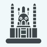 Icon Ankara. related to Capital symbol. glyph style. simple design editable. simple illustration vector