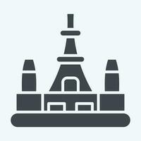 Icon Tokyo. related to Capital symbol. glyph style. simple design editable. simple illustration vector
