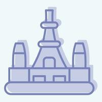 Icon Tokyo. related to Capital symbol. two tone style. simple design editable. simple illustration vector