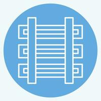 Icon Train. related to Mining symbol. blue eyes style. simple design editable. simple illustration vector