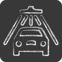 Icon Wash. related to Car ,Automotive symbol. chalk Style. simple design editable. simple illustration vector