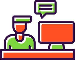 Blogger Vector Icon Design