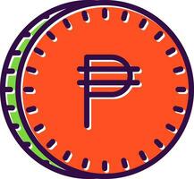 Philippine Peso Vector Icon Design