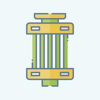 Icon Filter. related to Car ,Automotive symbol. doodle style. simple design editable. simple illustration vector