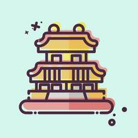 Icon Seoul. related to Capital symbol. MBE style. simple design editable. simple illustration vector