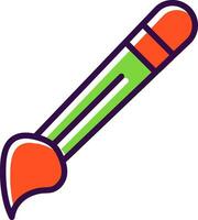 Paint Brush Vector Icon Design