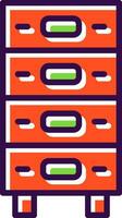 Drawer Vector Icon Design