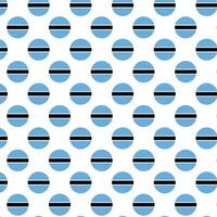 Botswana flag pattern in circle shape repeat design vector