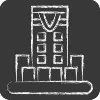 Icon Riyadh. related to Capital symbol. chalk Style. simple design editable. simple illustration vector