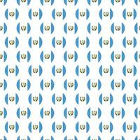 Guatemala flag pattern in circle shape repeat design vector