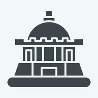 Icon Tashkent. related to Capital symbol. glyph style. simple design editable. simple illustration vector
