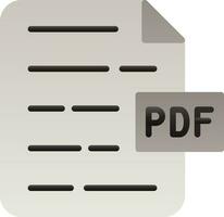 PDF Document Vector Icon Design