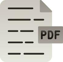 pdf documento vector icono diseño