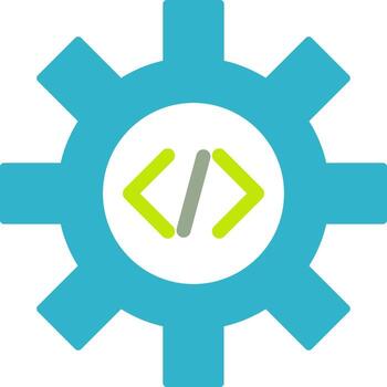 Unique Code Optimization Vector Icon