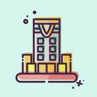 Icon Riyadh. related to Capital symbol. MBE style. simple design editable. simple illustration vector