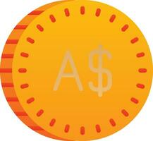 australiano dólar vector icono diseño