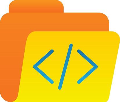 codificación vector icono diseño