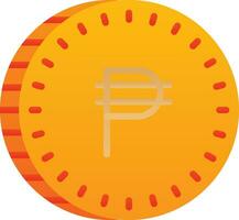 filipino peso vector icono diseño