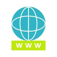 Unique World Wide Web Vector Icon