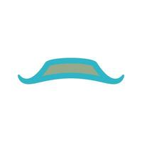 icono de vector de bigote