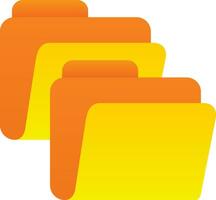 Folders Vector Icon Design