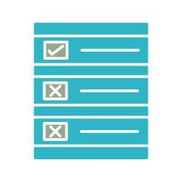Ballot Paper Vector Icon