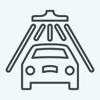 Icon Wash. related to Car ,Automotive symbol. line style. simple design editable. simple illustration vector