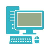 Computer Vector Icon