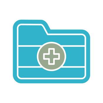 icono de vector de carpeta