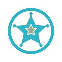 Sheriff Vector Icon