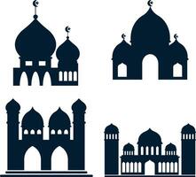 mezquita Ramadán islam forma. vector ilustración