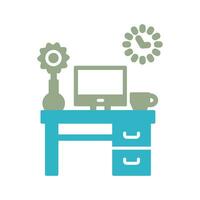 Work Table Vector Icon