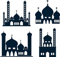 Mosque Ramadan Islam Shape. Vector Illustration