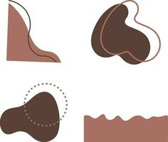 Abstract Blob Collection. Isolated Vector