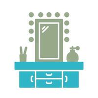 Dressing Table Vector Icon