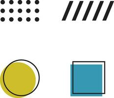 Geometric Shape with Simple Design. Vector Illustration
