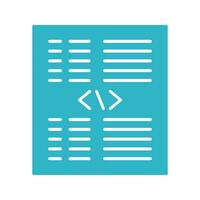 Piece of Code Vector Icon