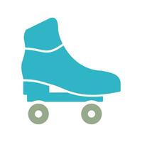 patines, vector, icono vector