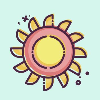 Icon Cutter. related to Mining symbol. MBE style. simple design editable. simple illustration vector