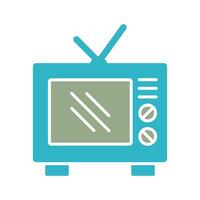 Old TV Vector Icon