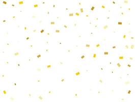 Light Golden Rectangles Confetti Background. Vector illustration