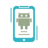 icono de vector de Android