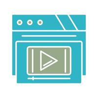 Video Player Vector Icon