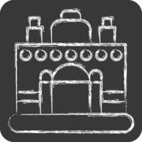 Icon Vientiane. related to Capital symbol. chalk Style. simple design editable. simple illustration vector