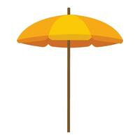 vector de colores playa paraguas en blanco antecedentes
