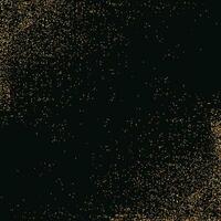 Vector black and gold glitter background