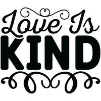 love is kind vector