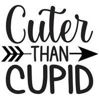 cuter than cupid vector