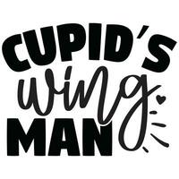 cupid's wing man vector